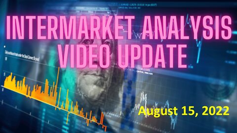 InterMarket Analysis Video Update for August 15 2022