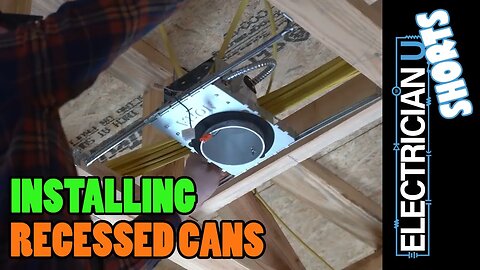 SHORT - How to Install Recessed Cans