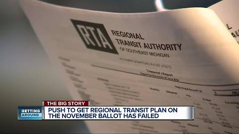 Regional Transit System vote fails to make November ballot