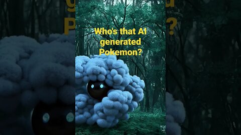 AI generated Tangela #whosthatpokemon #pokemon