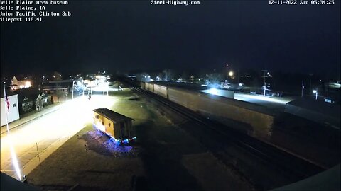 WB Manifest with NIWX 9129 "C40-8" at Grand Mound, Belle Plaine and Carroll, IA on December 11, 2022