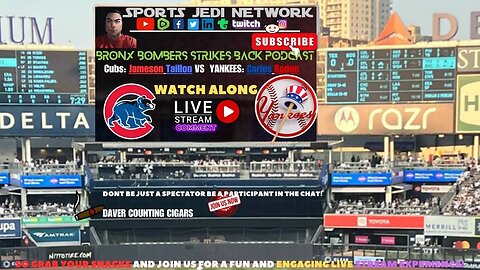 ⚾NEW YORK YANKEES vs Chicago Cubs Live Reaction | WATCH ALONG |FEEL THE FORCE