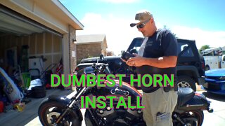 DUMBEST HORN INSTALL!