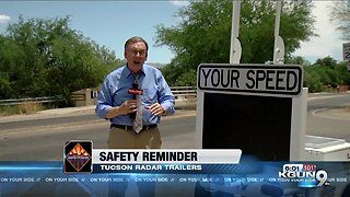 Tucson sets speed radars along roads