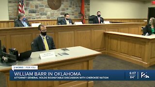 Attorney General William Bar holds roundtable discussion with Cherokee Nation