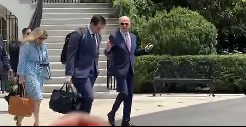 Biden shuffles out of White House on his way to Philly, refuses to take questions