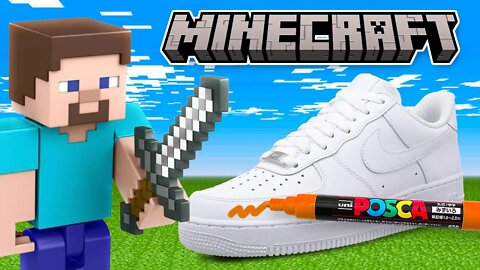 I Only Had 24 Hours To Make Custom MINECRAFT Shoes!