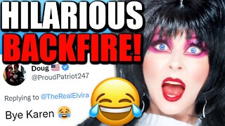 Elvira Has TWITTER MELTDOWN in CRAZY TWEET, It BACKFIRES HILARIOUSLY!