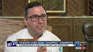 Towson Chef now "Chopped" Champion