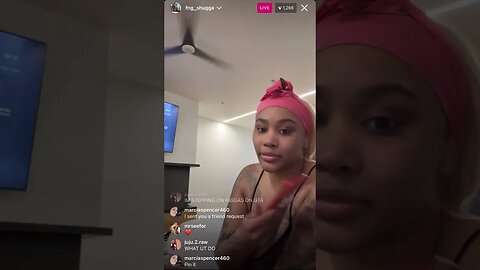 Finesse2tymes And One Of His 3 GirlFriends Fng_Shugga Flirting On IG Live While He’s Away (19/03/23)