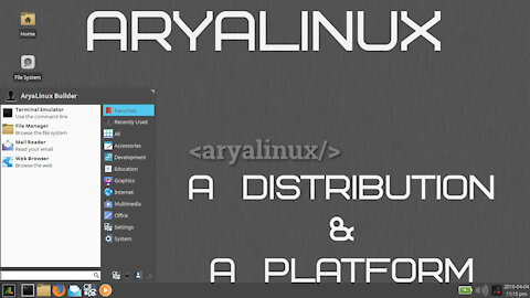 Arya Linux OS - A Distribution And A Platform