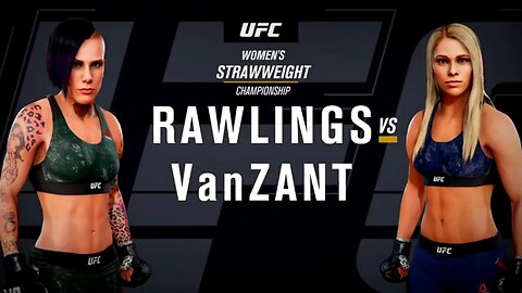 EA Sports UFC 3 Gameplay Paige VanZant vs Bec Rawlings