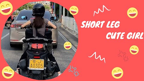 Short Leg Cute Girl 😍👸🏍