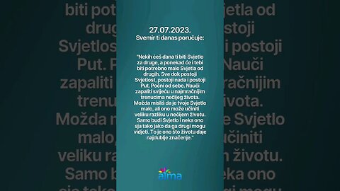 Poruka Svemira 27.07.2023