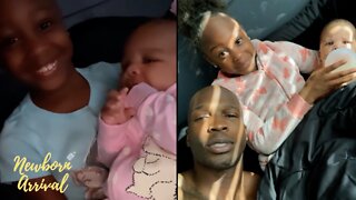 Chad OchoCinco Introduces Daughter Serenity To Her Older Sisters! 😍