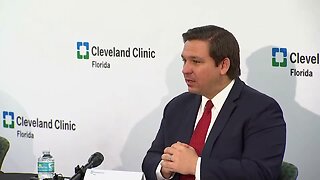 DeSantis says positive coronavirus cases declining in Florida