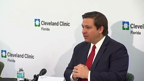 DeSantis says positive coronavirus cases declining in Florida