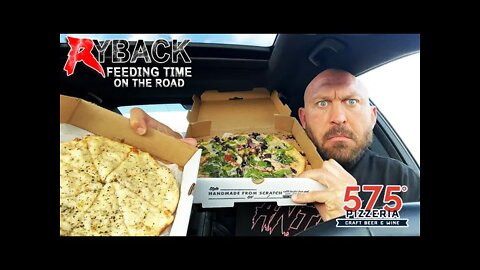 Ryback Feeding Time: 575 Pizzeria Amarillo TX 🌱 Colorado Pizza and Cheesy Bread Mukbang