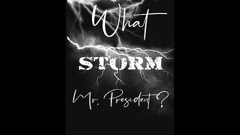 What Storm Mr. President? You'll Find Out! #NCSWIC 🌪️👀