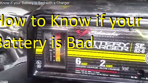 How to Know if your Battery is Bad with a Charger