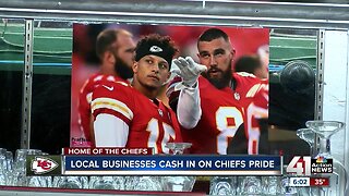 Local businesses cash in on Chiefs hype ahead of Super Bowl