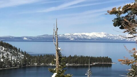 Emerald Bay State Park, LakeTahoe, in Winter, with Ambient Music.