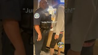 🤭 Hilarious Showdown: When the Suspect Challenged the Cop to a Fight! #police #funny #shorts #viral