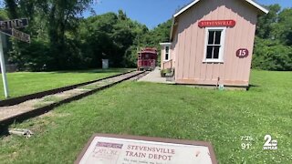 Taking a ride up to the Stevensville Railroad Station