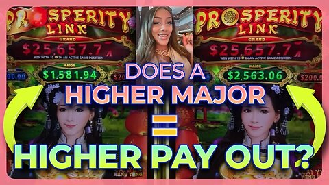 Does A Higher Major Mean Bigger Slot Wins? Prosperity Link Slot ALL Bonuses 💥