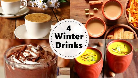 4 SUPER EASY Hot Drinks for Chilly Winters (You'll LOVE Them)