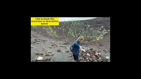 Hiking INTO Mount Etna Craters #mountetna #etna #etnavolcano