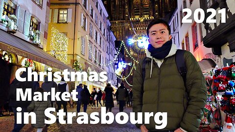 Biggest Christmas Market in Europe During Pandemic // France Travel 2021