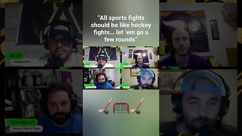 MAKE SPORTS FIGHTS EQUAL #draftkings #debate #nhl #dfs #podcast #hottake #sportstake #nba