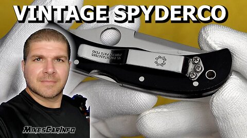 Vintage Spyderco Knife