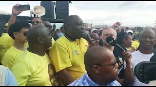 SOUTH AFRICA - Cape Town - President Cyril Ramaphosa arrives in Delft.(Video) (UrN)