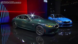 BMW M2 CS and BMW M CEO Markus Flasch speech at Los Angeles Motorshow United States and M8 Gran Coup