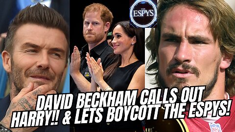 David Beckham calls out "Prince" Harry! Let's STOP Harry from getting the Pat Tillman Award!