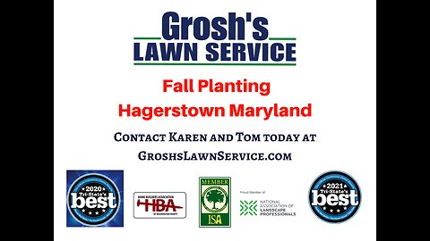 Landscape Contractor Hagerstown Maryland Fall Planting