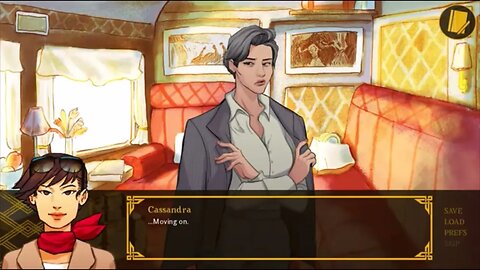 Dusty Plays: Love on the Peacock Express - Cassandra Route - Platonic Ending