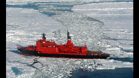 Big Ships Breaking ice - Big boat Crashing