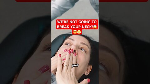 THIS CRACK SCARED HER! 💥😱🤯👀🤣 | Dr. Boris Nektalov #viral #nyc #asmr #chiropractic #health #queens