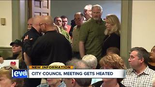 Police break things up at city council meeting