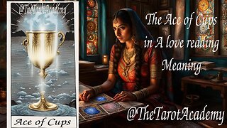 The Ace of Cups in a love reading meaning