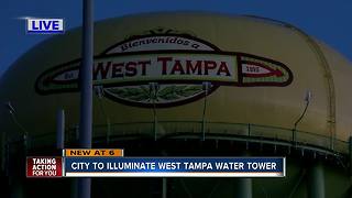 City of Tampa spends more than $60K to illuminate water tower