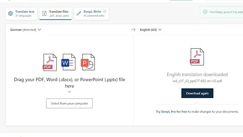 FREE Fast & Accurate Translations! Document Translation DeepL AI Translation Service & Web Extension