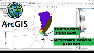 Thiessen's Polygon in ArcGIS / THIESSEN'S POLYGON AND AREA CALCULATION / Meteorological Stations