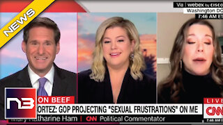 CNN Contributor Mary Kathrine Fights Back Laughter After AOC’s Sexual Frustration Response