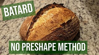 How to Shape a Sourdough Batard (No Pre-Shape Method)
