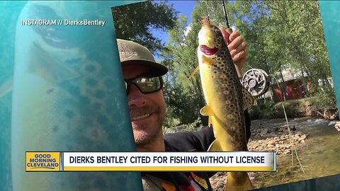 Dierks Bentley caught without a fishing license