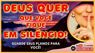 POR QUE VOCÊ NÃO DEVE CONTAR SEUS PLANOS PARA NINGUÉM? | MOTIVACIONAL | PALAVRA DE DEUS